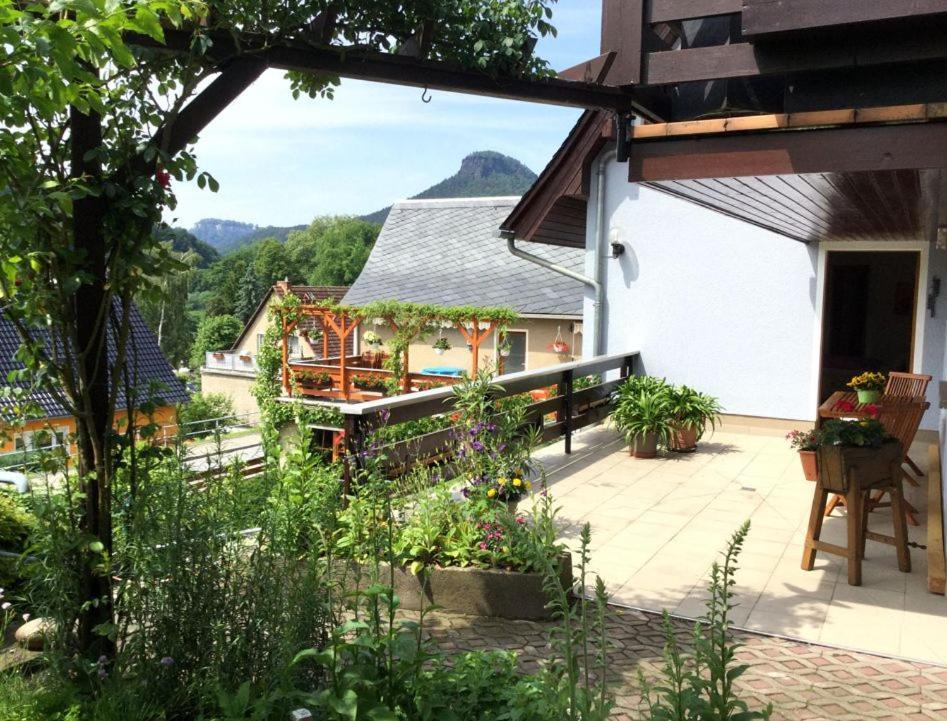 Pension Elblinge Apartamento Prossen Exterior foto